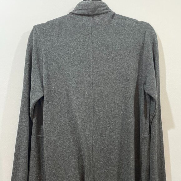NWT $194 Velvet Graham & Spencer Draped Cardigan Charcoal Grey XS Anthropologie - Picture 5 of 7